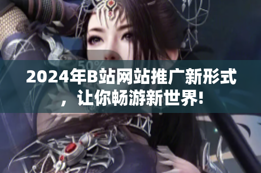2024年B站网站推广新形式，让你畅游新世界!
