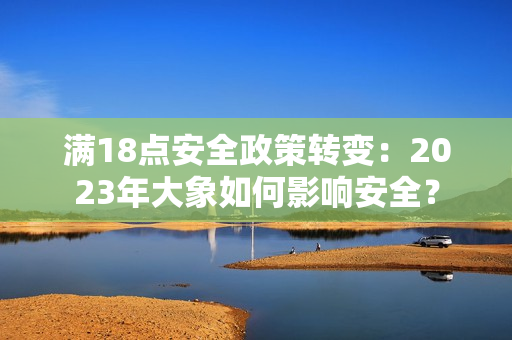 满18点安全政策转变：2023年大象如何影响安全？