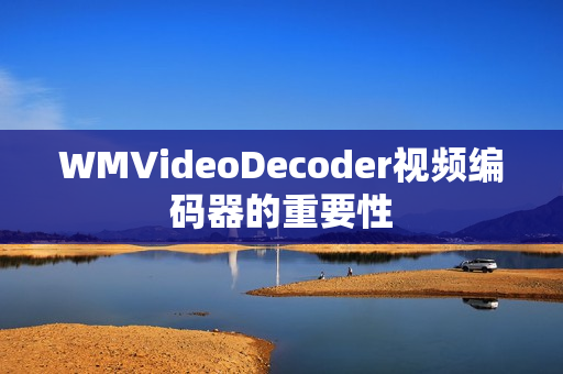 WMVideoDecoder视频编码器的重要性