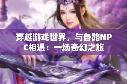 穿越游戏世界，与各路NPC相遇：一场奇幻之旅