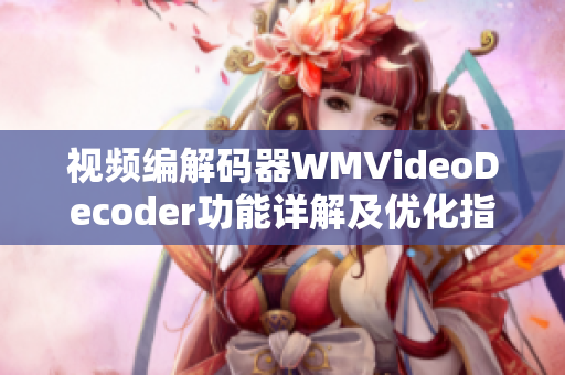 视频编解码器WMVideoDecoder功能详解及优化指南