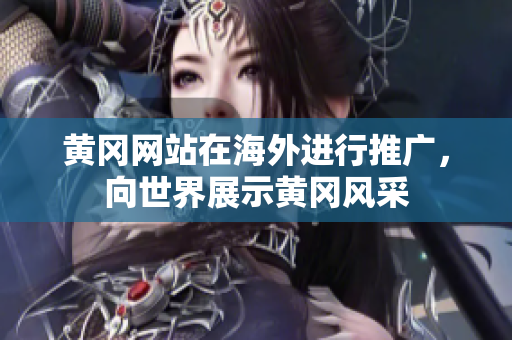 黄冈网站在海外进行推广，向世界展示黄冈风采