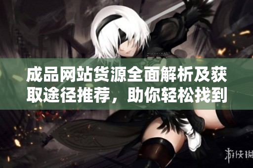 成品网站货源全面解析及获取途径推荐，助你轻松找到优质货源
